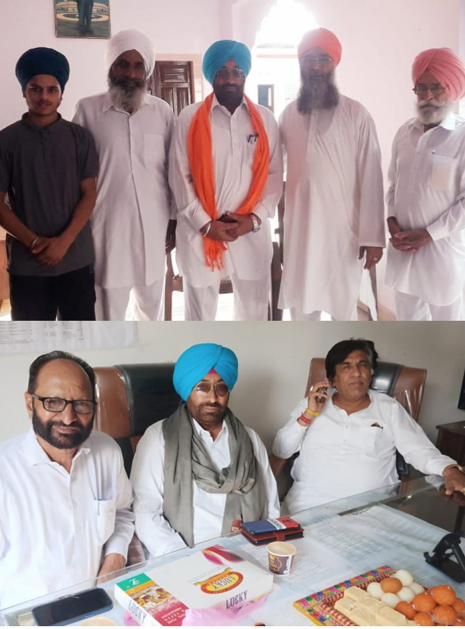 सुरिंदर पप्पी गांव छावनी कलां से दूसरी बार सरपंच बने हैं
